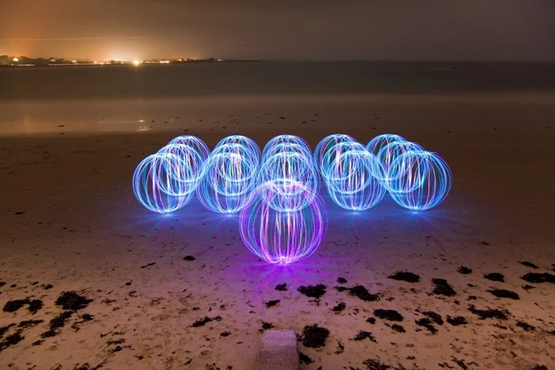 David Gilliver 1979 | Scottish Psychadelic Light painter