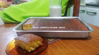 BOLO DE KEFIR DE LEITE BOLO DE KEFIR DE LEITE