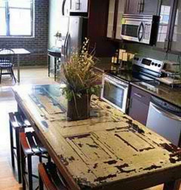 Repurposed Kitchen Table Kitchen Ideas