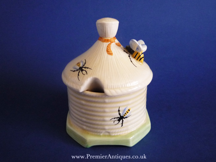 Premier Antiques Crown Devon 'Beehive' Honey Pot