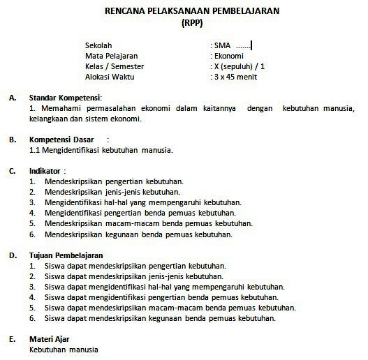DOWNLOAD RPP K13 SMA/MA EDISI REVISI 2019/2020 bukdik