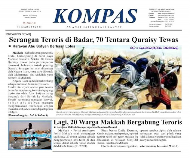 Begini Kira-kira Pemberitaan Media Mainstream Jika Terbit Di Zaman Rasulullah