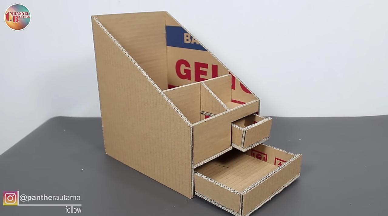 Cara Membuat Rak Buku Dari Kardus Cara Membuat Rak Buku