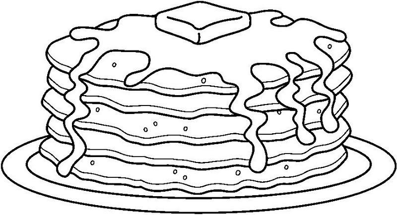 Pancakes S To - Free Coloring Pages