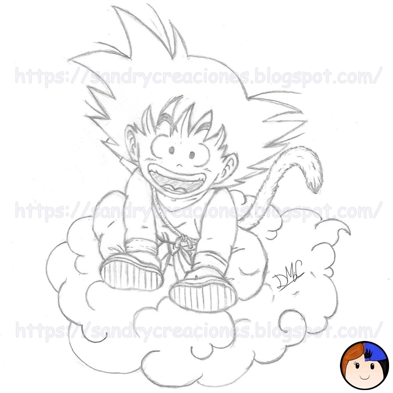 SanDryCreaciones: Dibujando Dragon Ball: Son Goku Niño Colores Alternativos