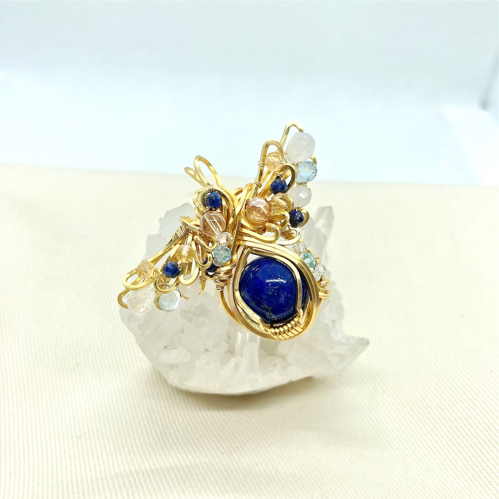 Inspiration-インスピレーション-】☆ラピスラズリ☆Pendant Top