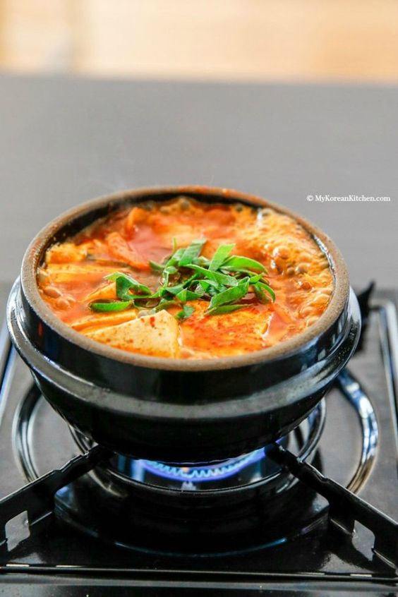 The classic, Kimchi Jjigae Homemade Healthy Recipe