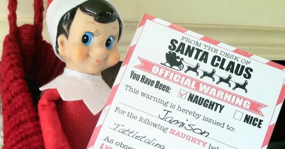 Varietats: Naughty & Nice, Warning and Reward Christmas Elf by SproutnBean