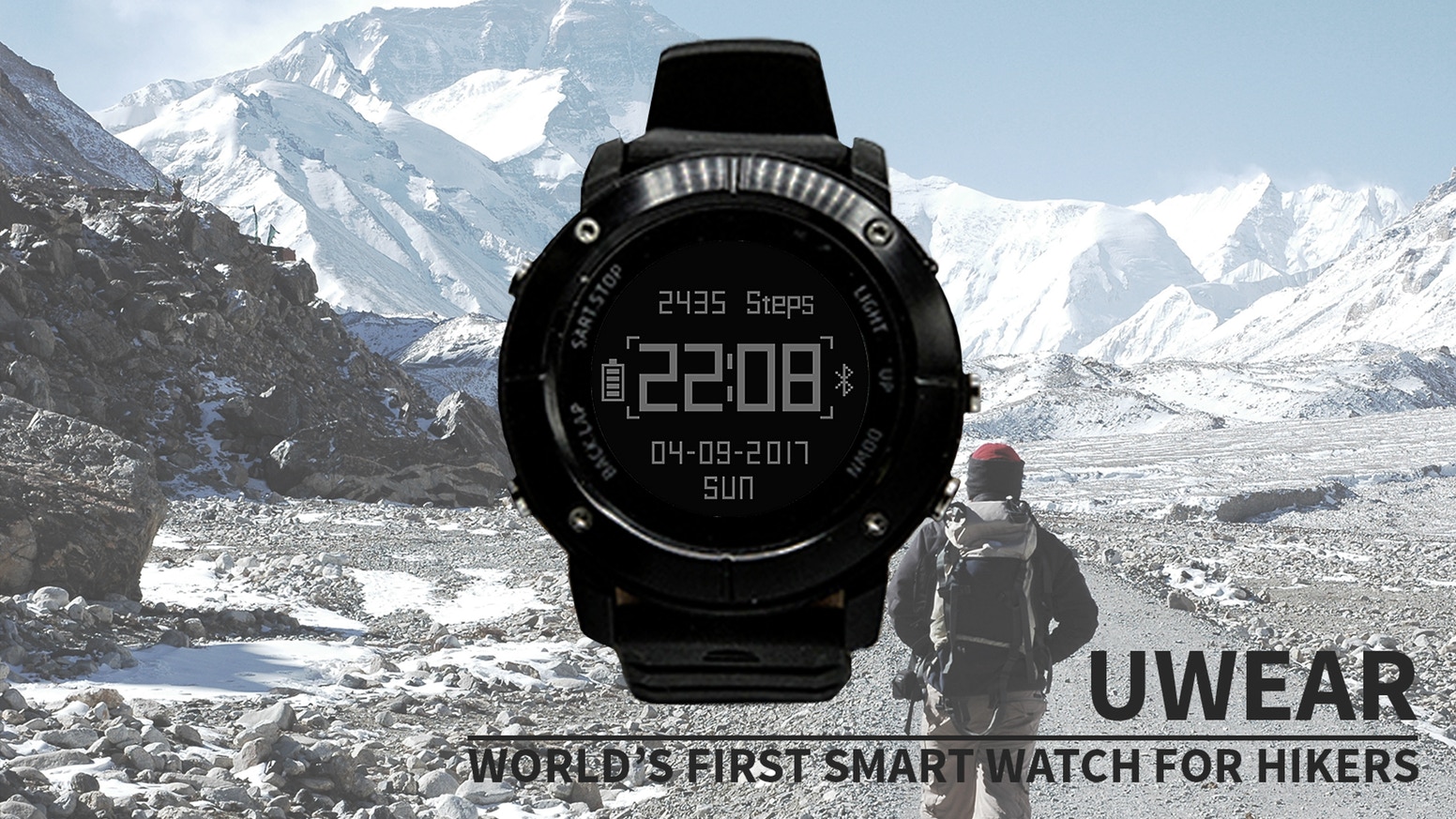 Outdoor & Sports Uwear UW80 SMARTWATCH a loyal sport partner