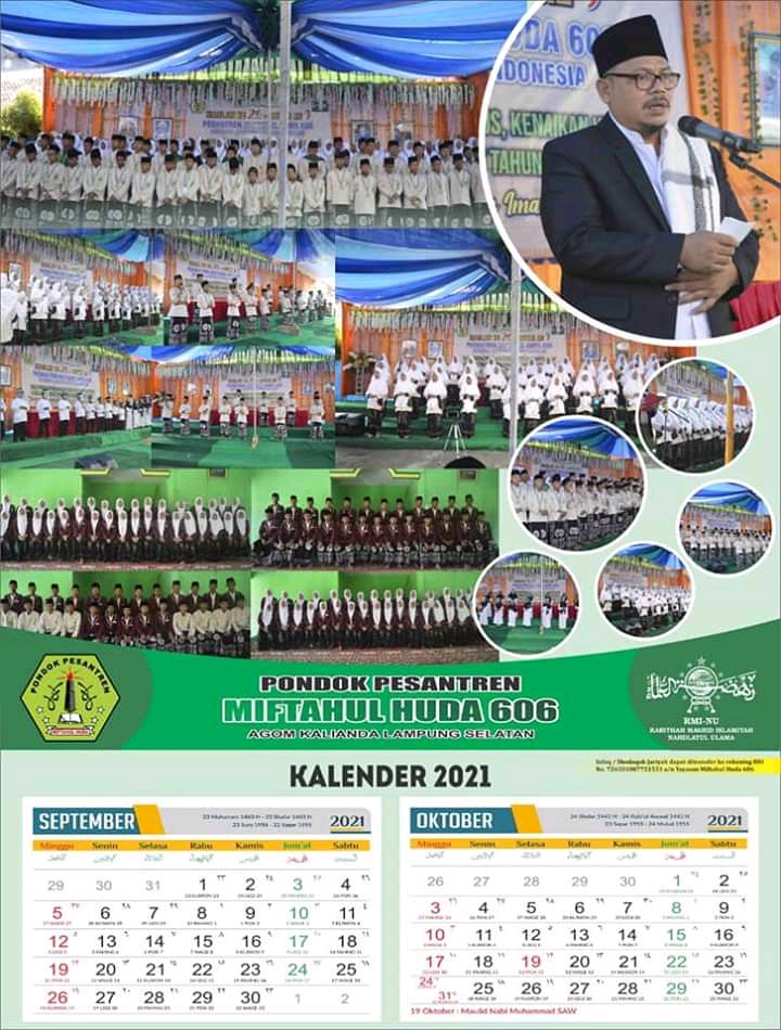 Brosur Dan Kalender Pondok Pesantren Miftahul Huda 606 Miftahul Huda