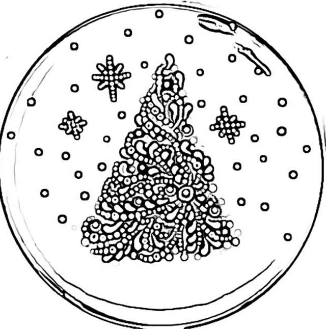 free printable christmas mandala coloring pages