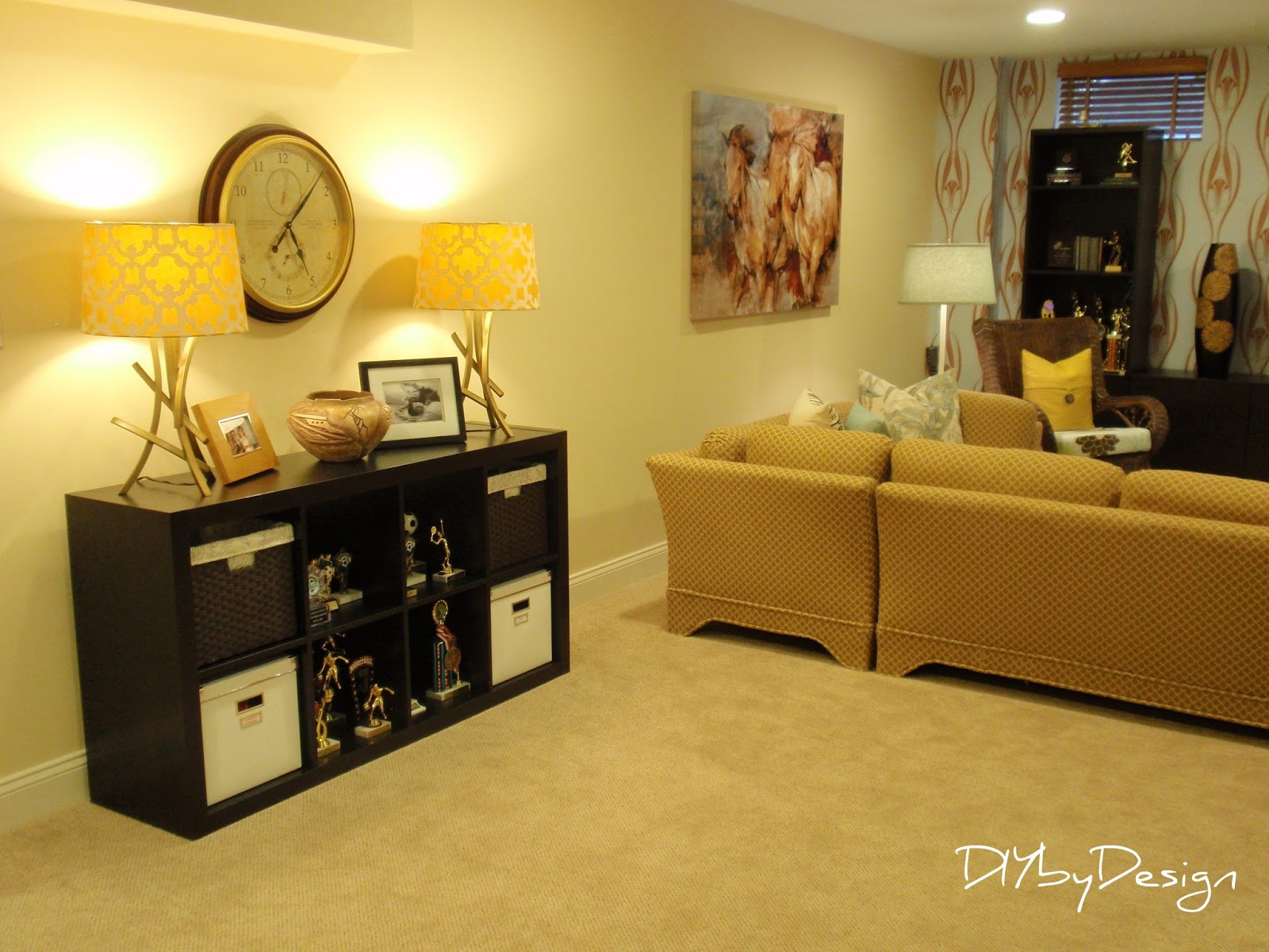 DIY by Design: Partial Basement Reveal and Liar Liar Pants on Fire
