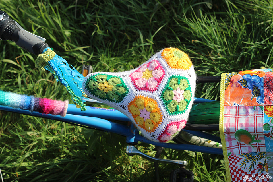 Maillalenvers: Couvre-selles de vélo au crochet