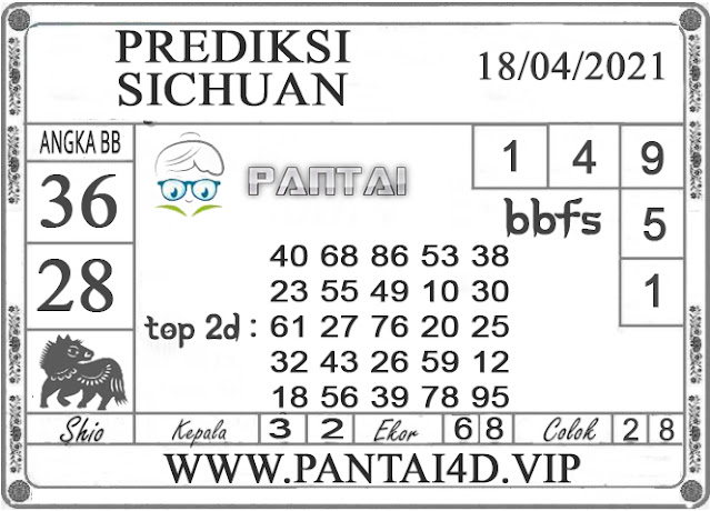 PREDIKSI TOGEL SICHUAN PANTAI4D 18 APRIL 2021 PREDIKSI TOGEL SICHUAN PANTAI4D 18 APRIL 2021