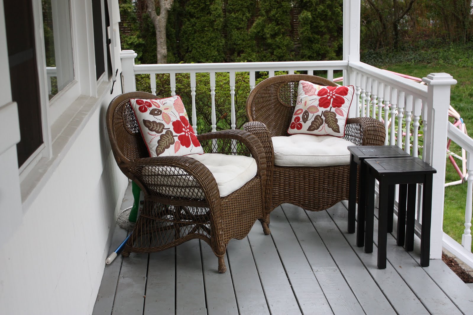 the white picket fence porch makeover