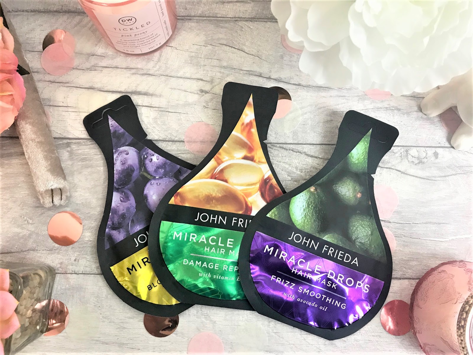 Kathryn's Loves John Frieda Miracle Drops Hair Masks