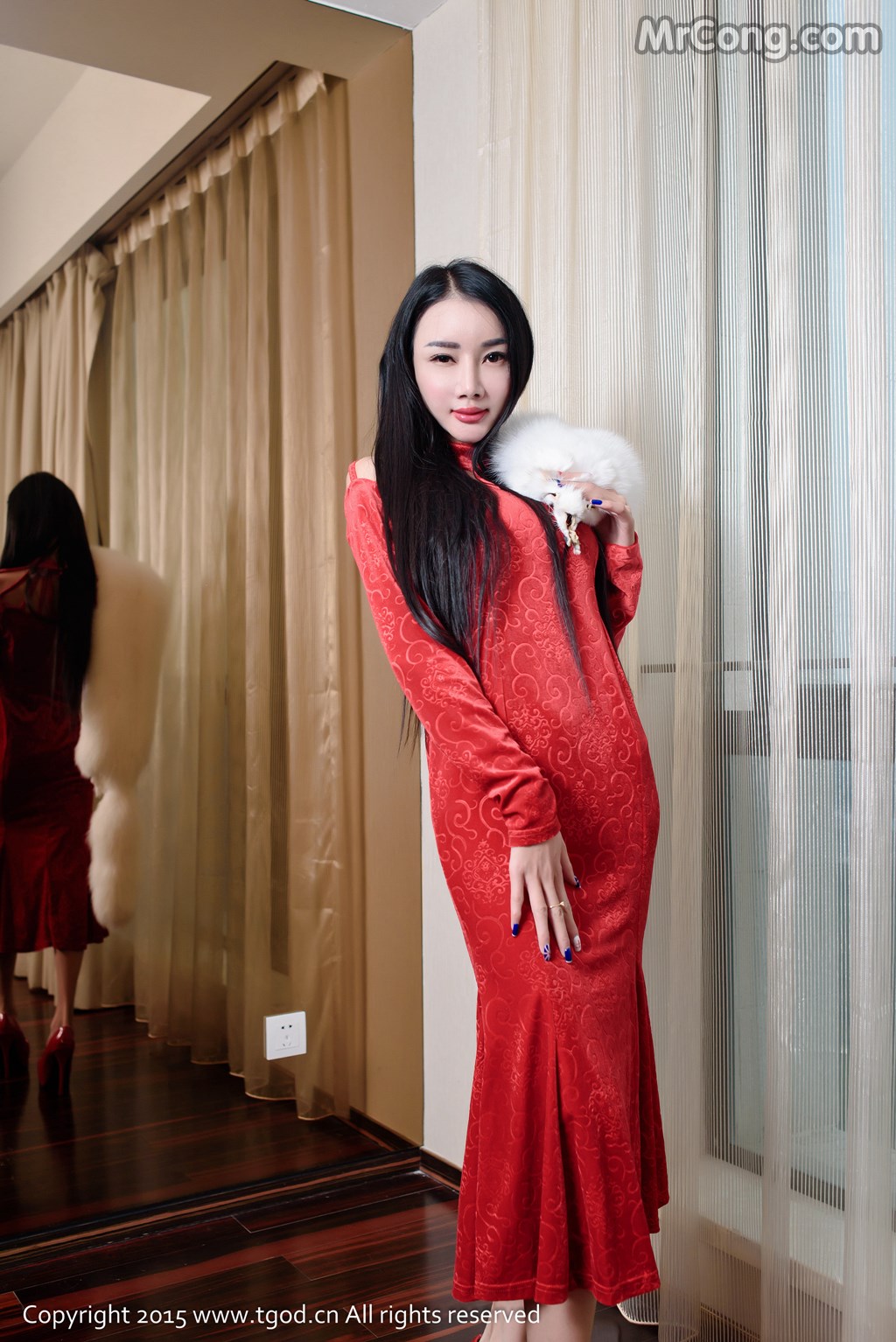 TGOD 2015-12-29: Model Jessie (婕 西 儿) (46 photos) photo 1-15