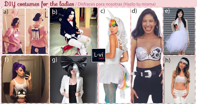 DIY costumes for the ladies L-vi.com