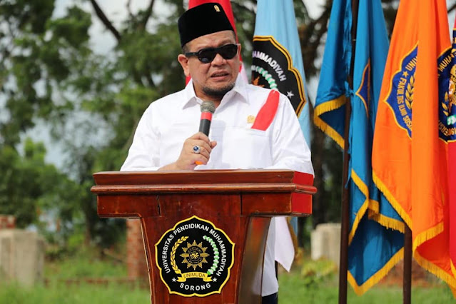 Ketua DPD RI Sampaikan 5 Semangat di Universitas Pendidikan Muhammadiyah Sorong