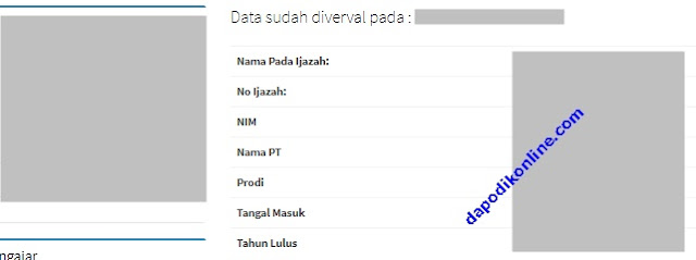 Lihat Hasil Verval Ijazah