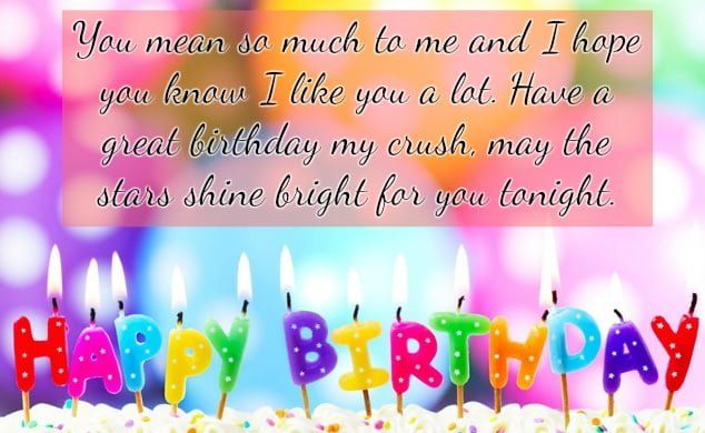 Happy Birthday Crush