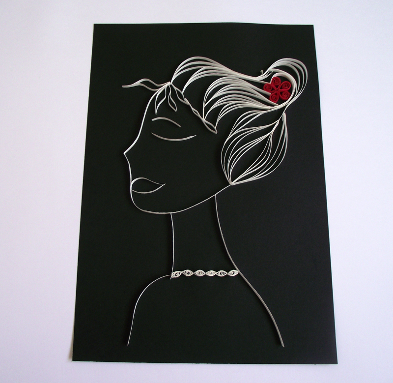 quilled secrets Quilling portrait