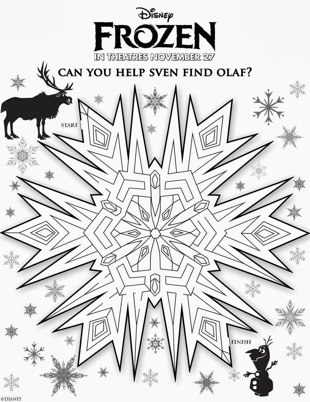 #Free #DisneyFrozen Disney's Frozen Activity Sheets