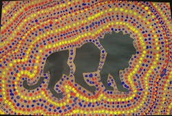 aboriginal dot painting paintings australian animal paint middle midway tips