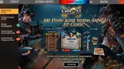 Ghost Pirate Ff Cara Mendapatkan Elite Pass Ghost Pirate