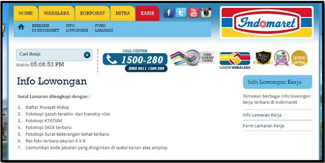 Tips Diterima Kerja Di Indomart