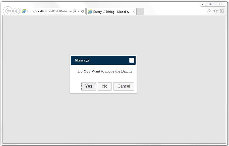 How to Create Custom DialogBox using JQuery