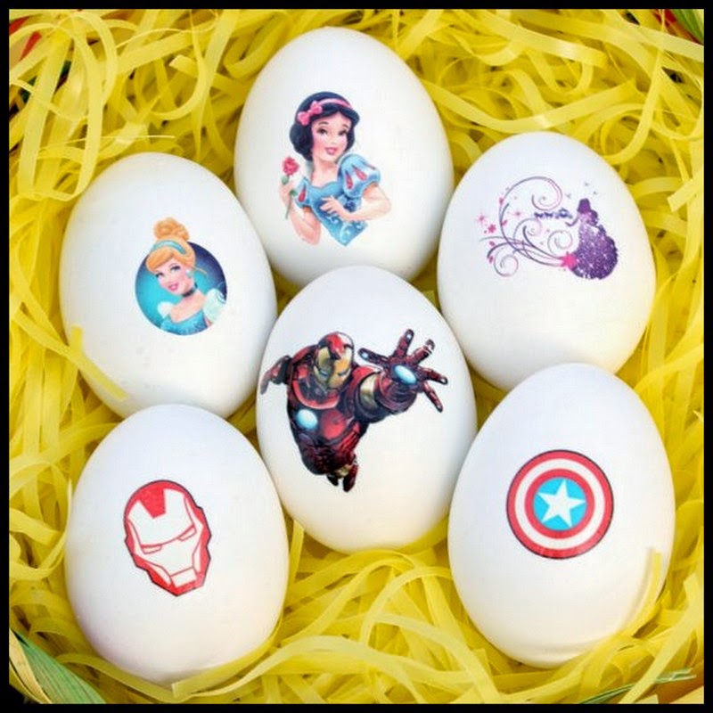 Dollar Store Crafter Temporary Tattoo Easter Eggs