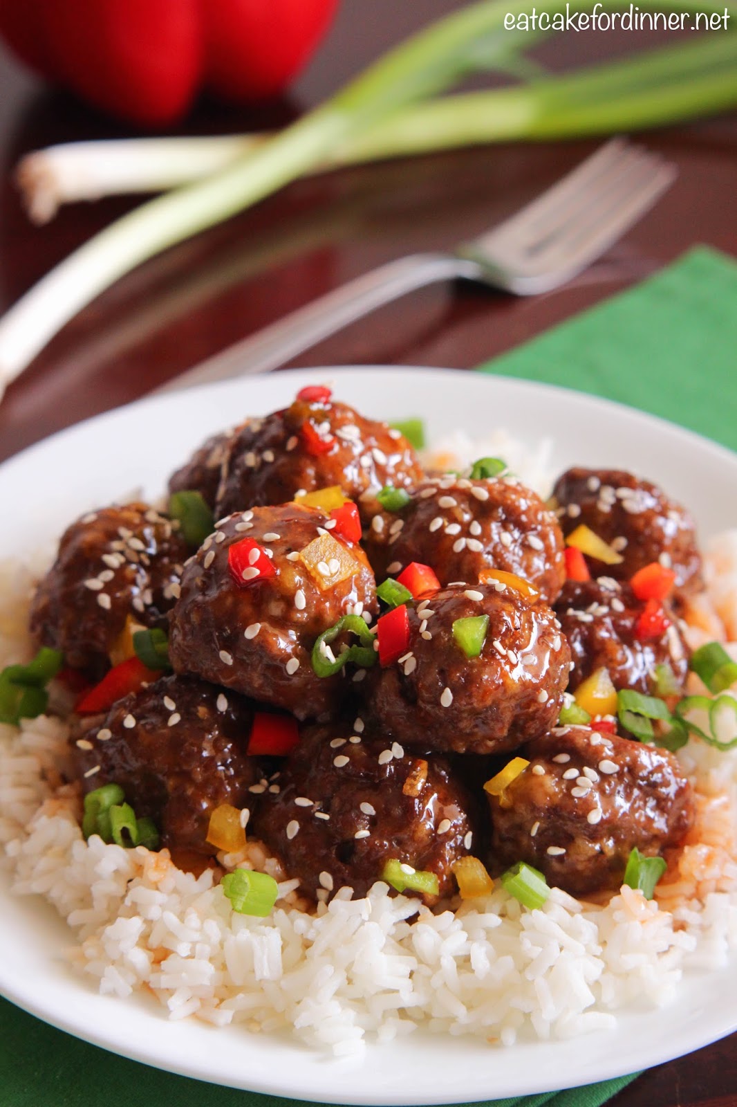 Eat Cake For Dinner Sweet and Sour Meatballs PLUS Our Sweet Basil
