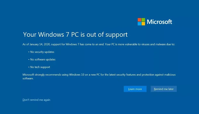 Cara Melindungi Windows 7 Setelah Ditutup Microsoft