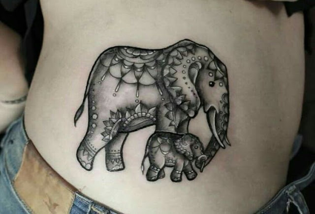 Tatuagens femininas de elefante Tatuagens femininas de elefante