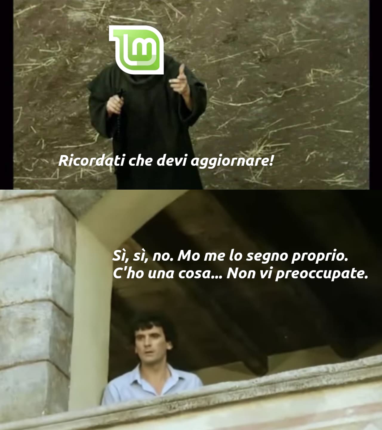 Linux Mint ti ricorderà di aggiornare il sistema 1 ricordati%2Bche%2Bdevi%2Baggiornare%2B%25281%2529