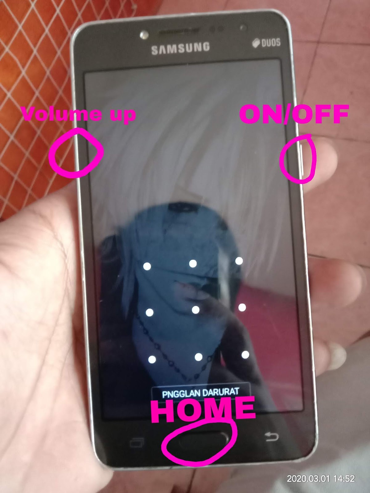 Cara Memperbaiki Hp J2 Prime Lupa Pola erekerek