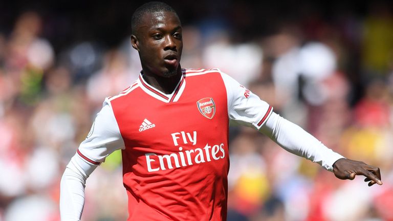 Nicolas Pepe Arsenal forward Nicolas Pepe