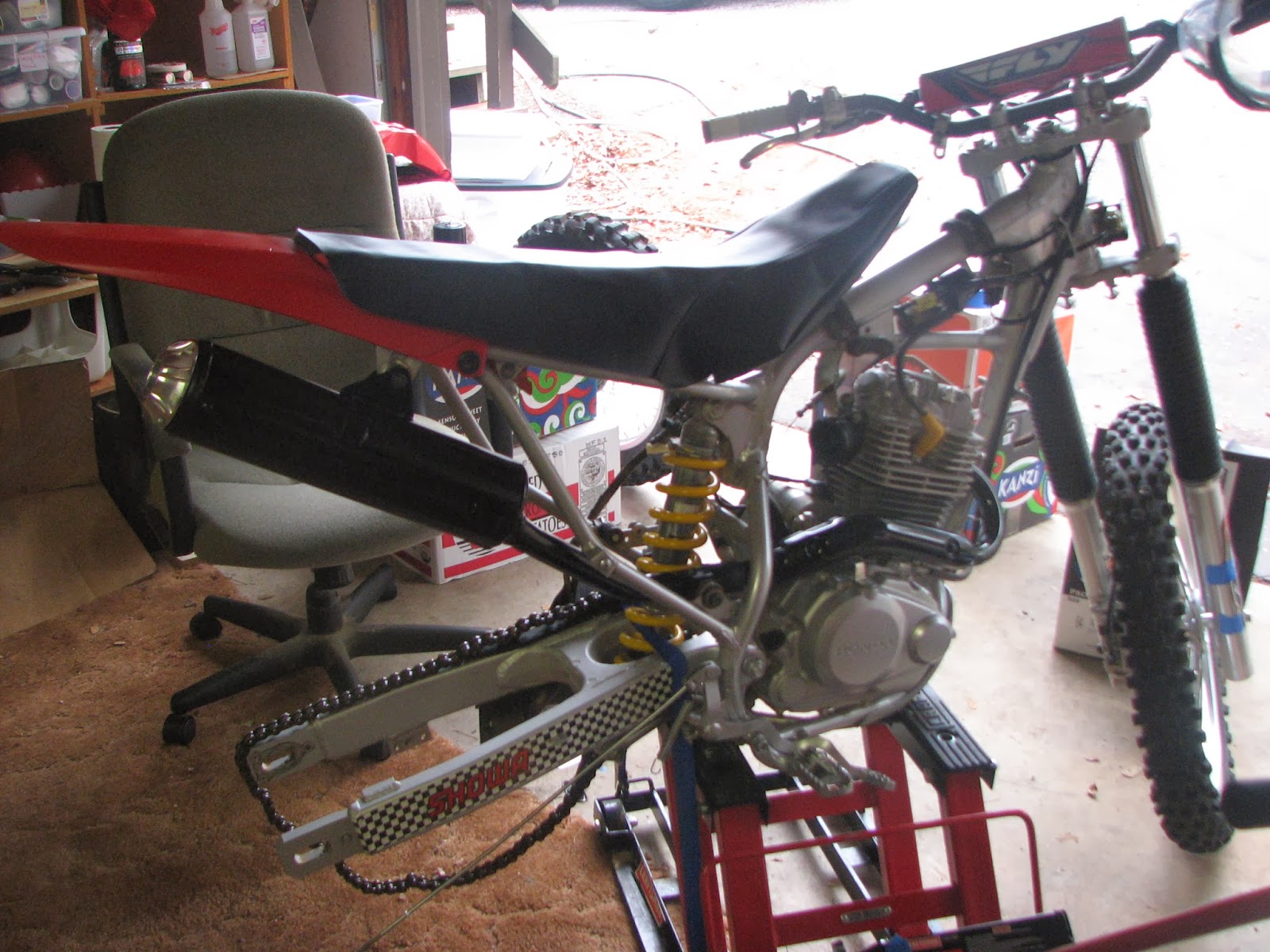 carbon fiber dirt bike