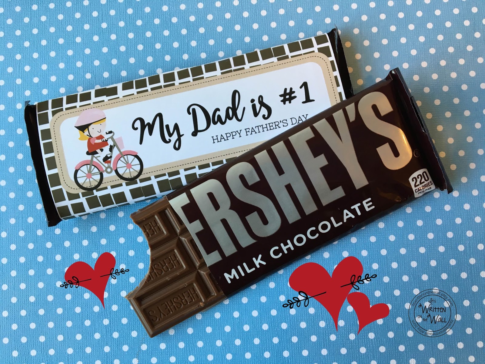 It's Written on the Wall: 6 Father's Day Themed Candy Bar Wraps--Easy