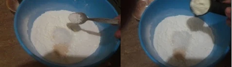 Add-milk-powder-and-salt-into-the-flour