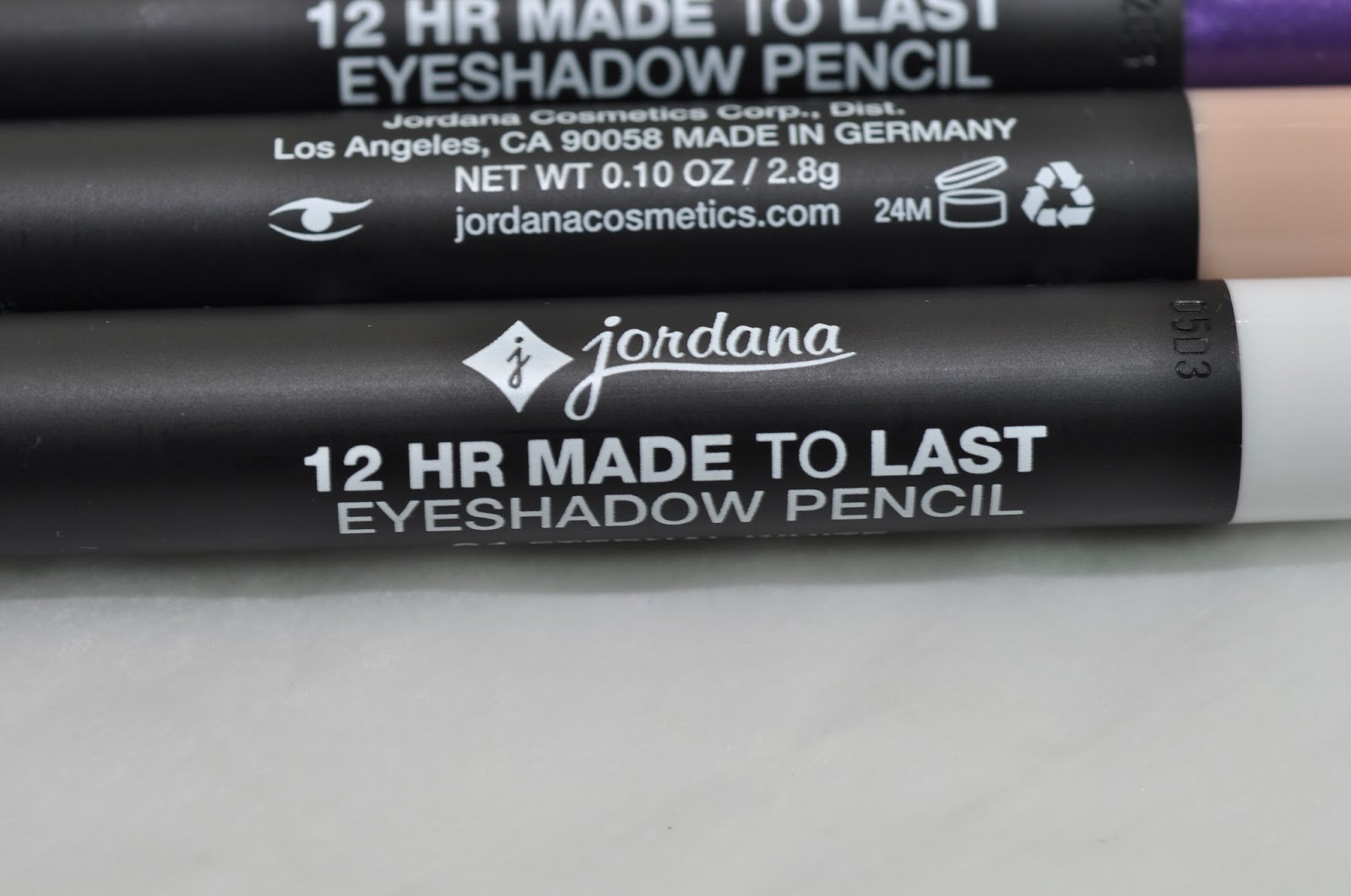 Jordana 12Hr Made To Last Eyeshadow Pencils Swatches, Look, Review
