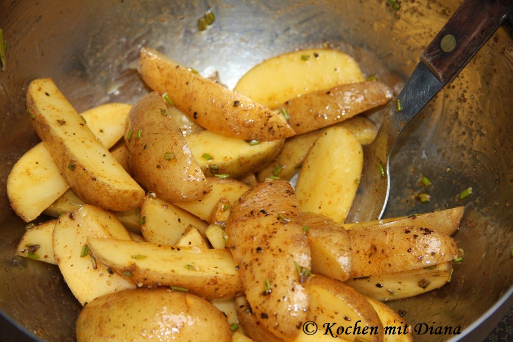 Kartoffel Wedges | Kochen mit Diana