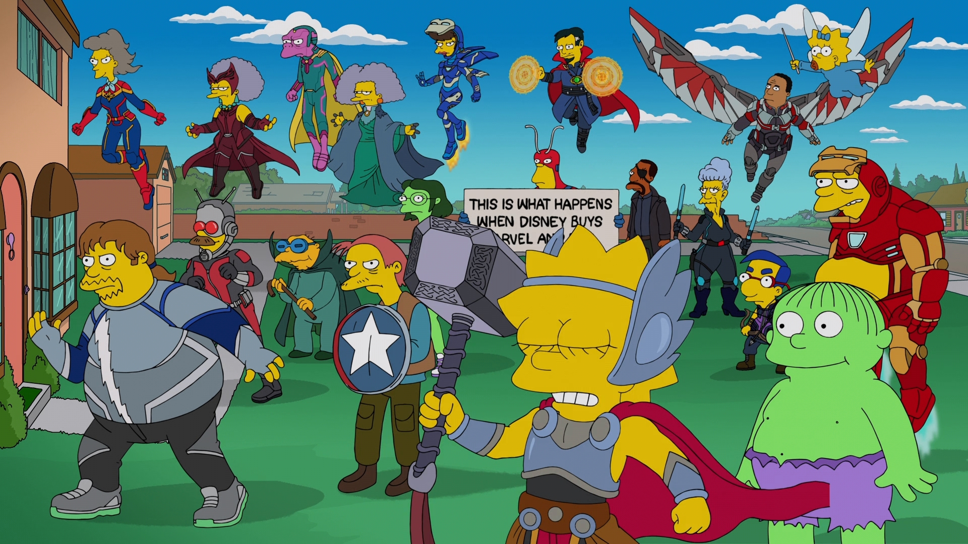 Los Simpson La buena, el malo y Loki 2021 HD 1080p Latino Castellano 3