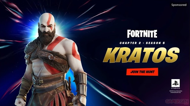 تسريب بالصور يؤكد قدوم سكين شخصية Kratos للعبة Fortnite و سوني تدخل على الخط