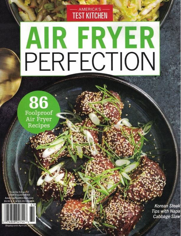 Cookbook 12 Air Fryer Perfection from America's Test Kitchen