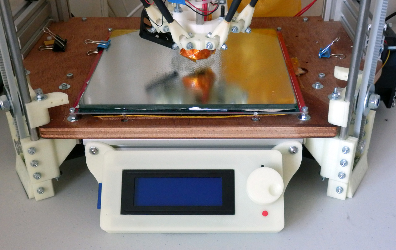 Reprap development and further adventures in DIY 3D printing Rostock Delta 3D printer build