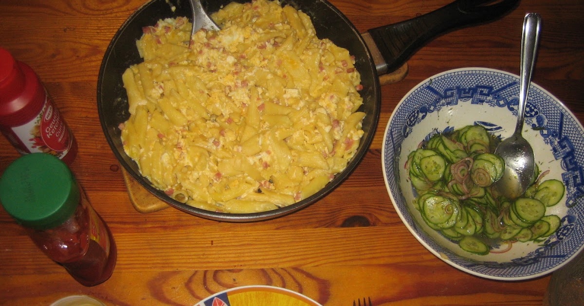 Hartz IV-Rezepte und bezahlbare Gesundheitstipps: Nudelpfanne mit Ei ...