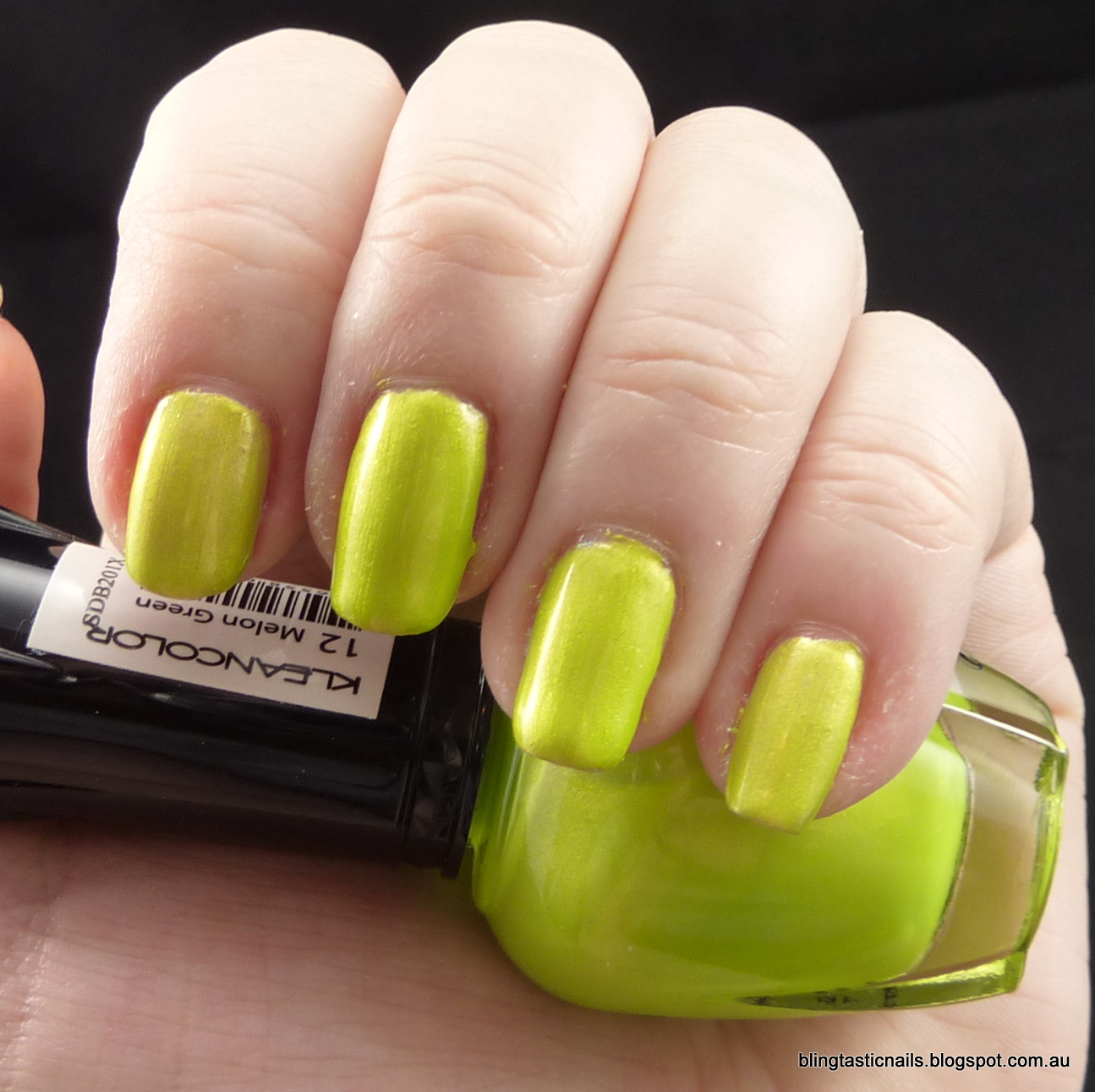 Jas's Blingtastic Nails Kleancolor Melon Green