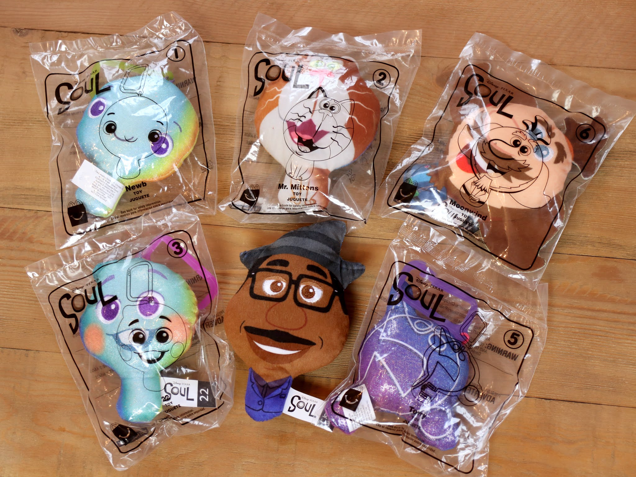 New McDonald's 2020 Disney Pixar Soul HAPPY MEAL TOYS OR SET 